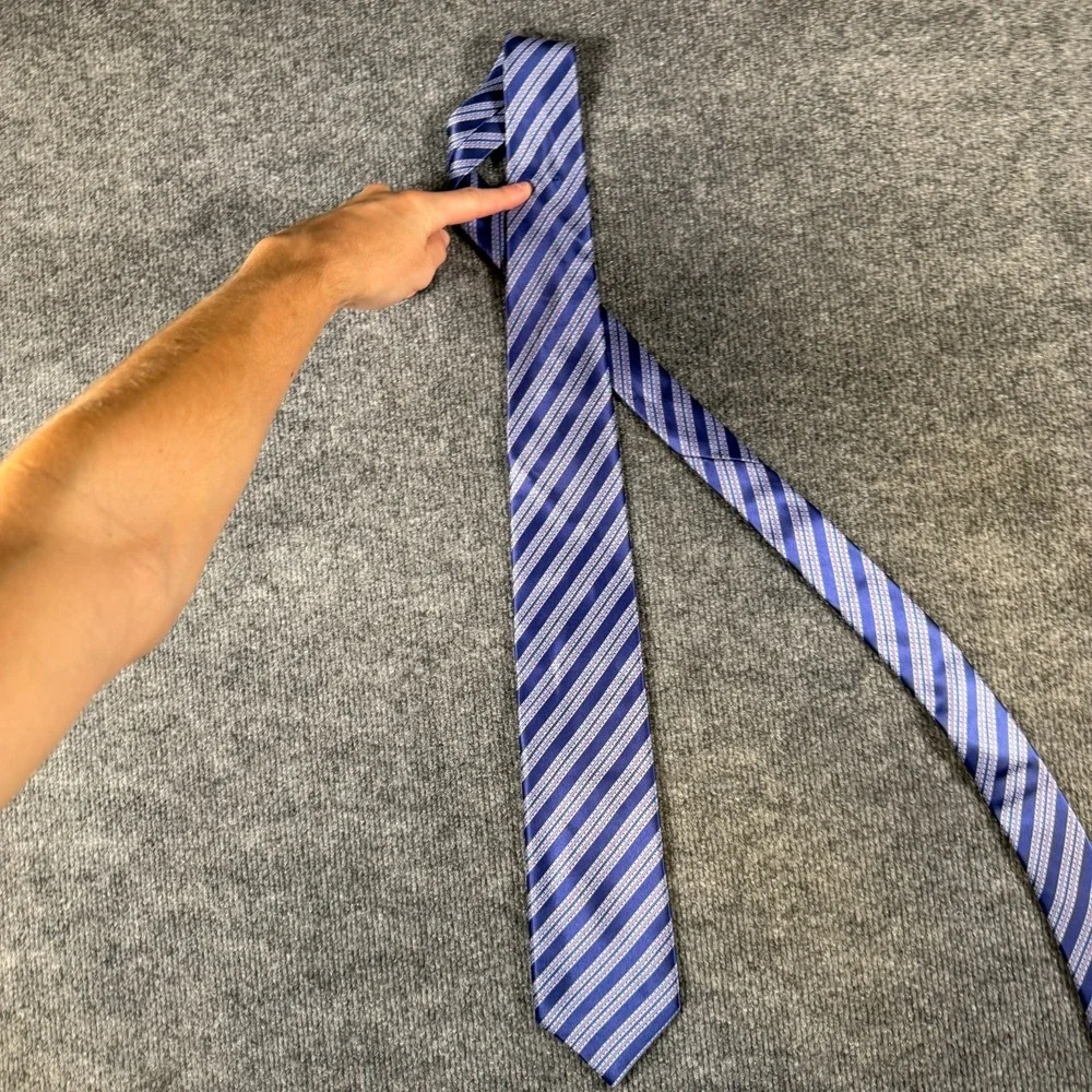 Stefano Ricci Purple Blue Floral Silk Men Tie 3.5